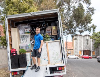 Sydney removalists & storage - moving truck carrying furniture